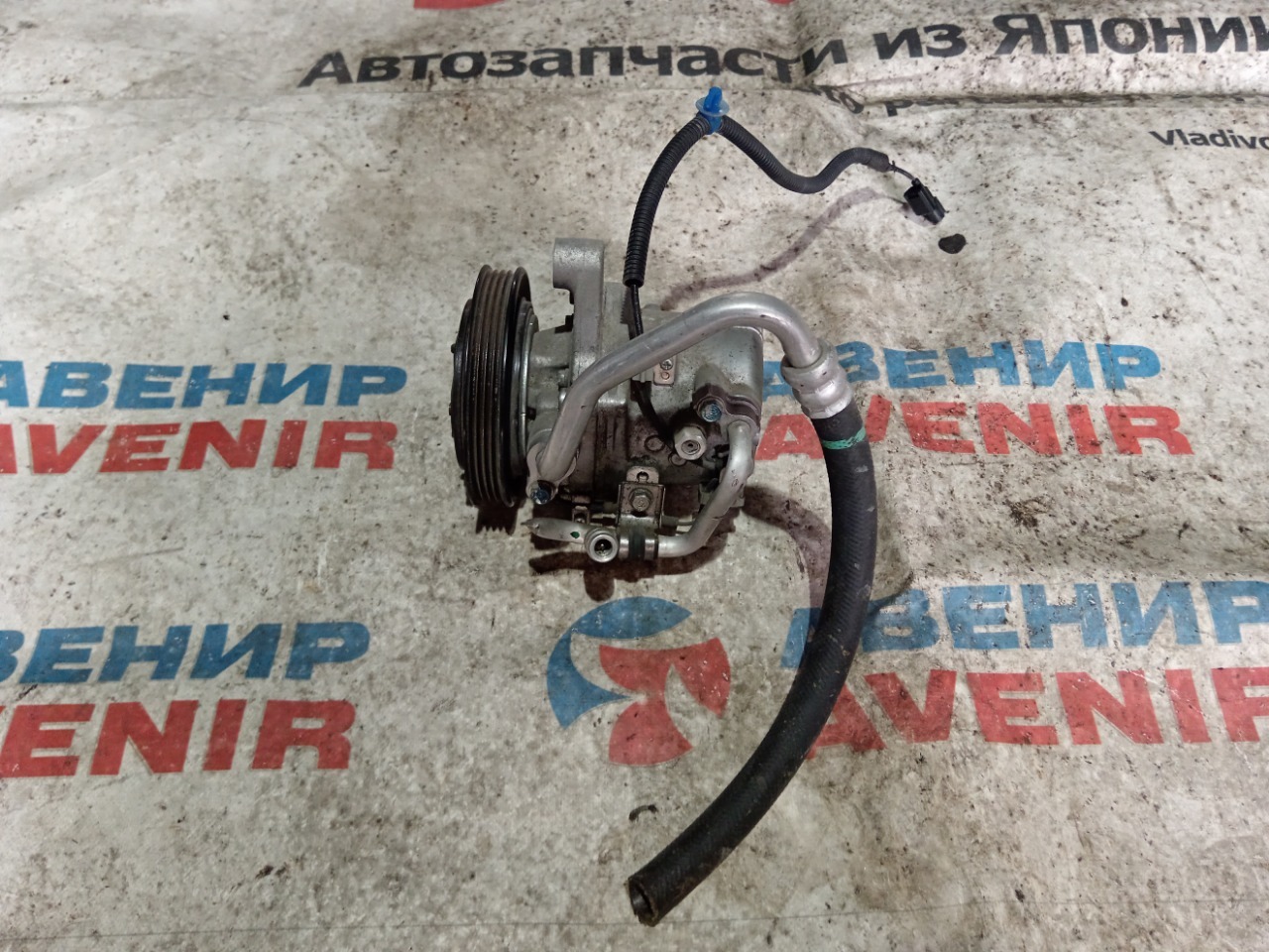 Компрессор кондиционера HONDA N-BOX JF3 S07B (б/у)