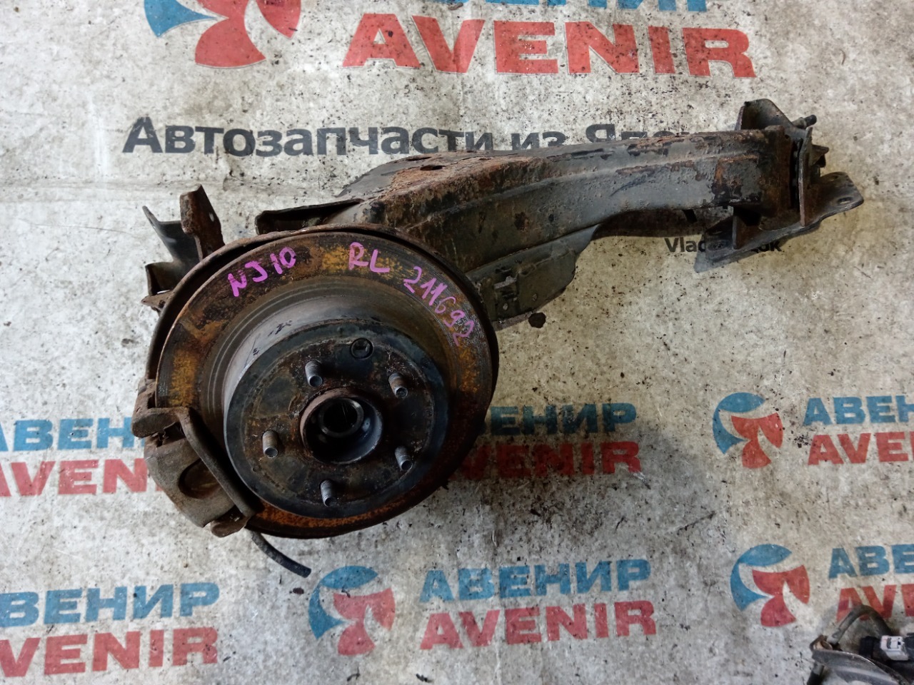 Ступица NISSAN DUALIS NJ10 MR20DE задняя левая (б/у)