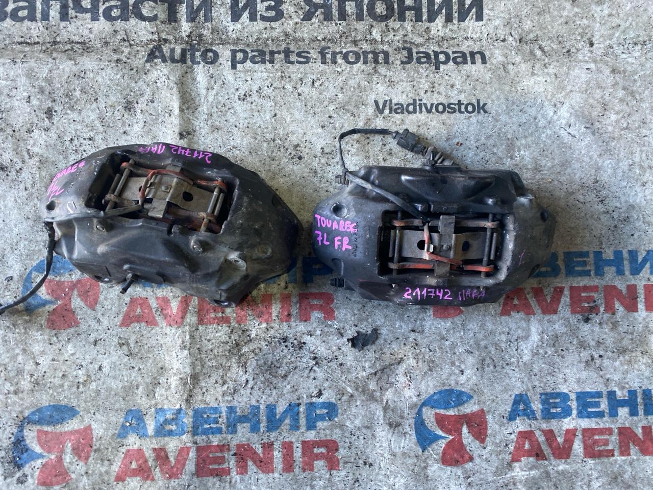 Суппорт VOLKSWAGEN TOUAREG 7L BMV передний (б/у)