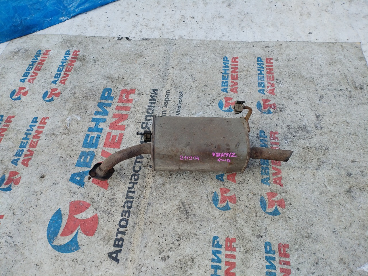 Бочка глушителя NISSAN AD Y12 (б/у)