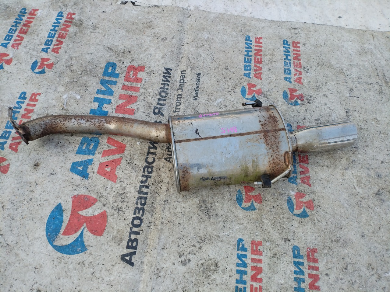 Бочка глушителя SUBARU LEGACY BH5 EJ20 (б/у)