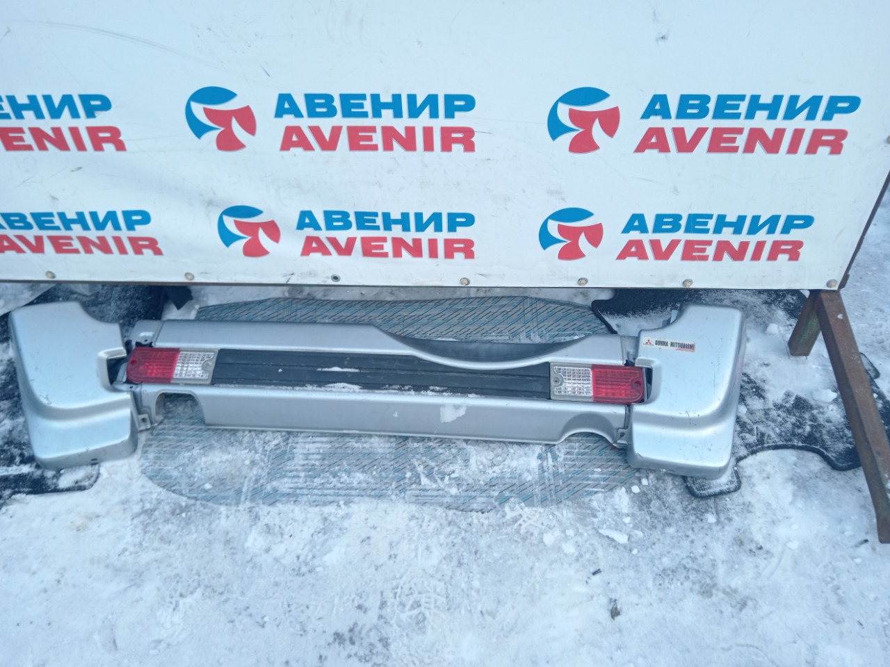 Бампер MITSUBISHI PAJERO MINI H58A задний (б/у)