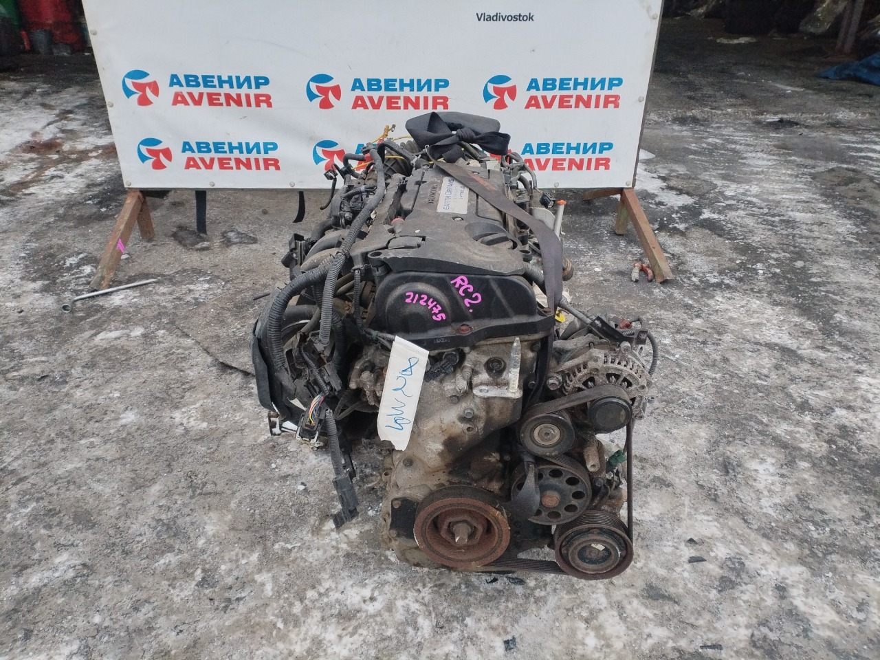 Двигатель HONDA ODYSSEY RC2 K24W (б/у)