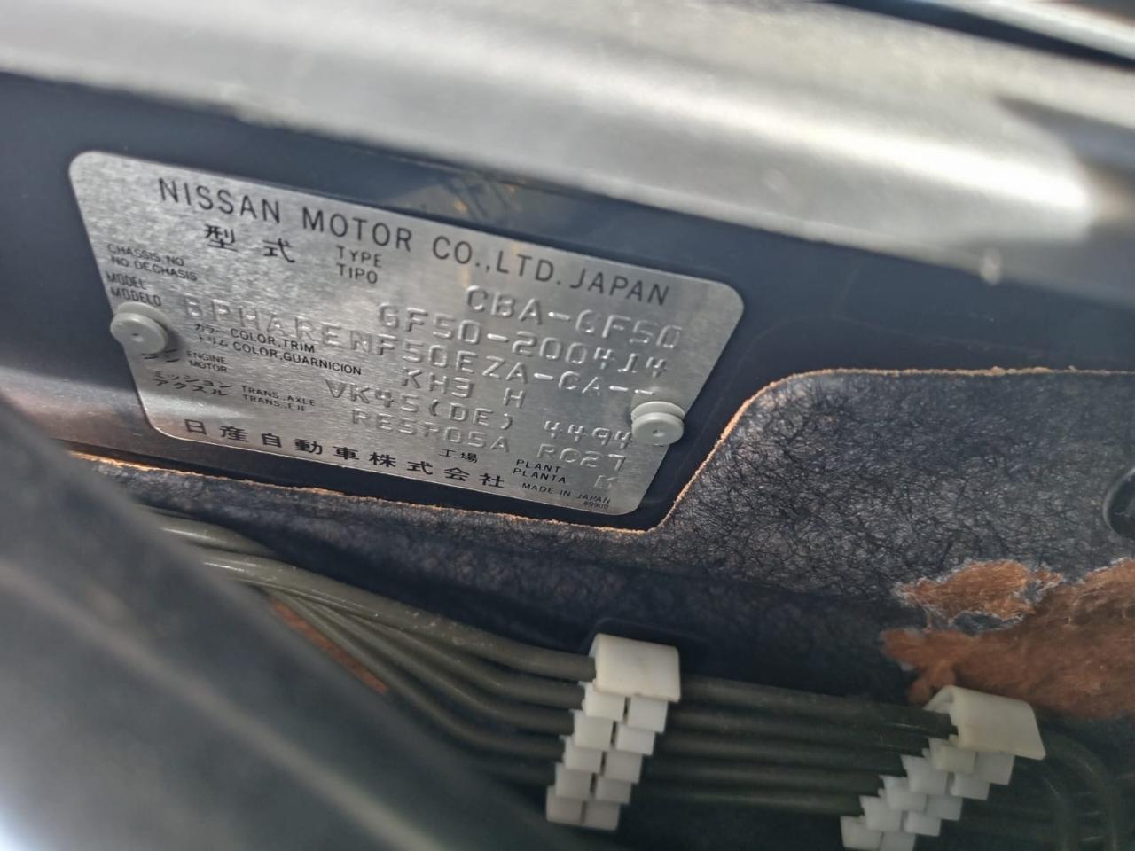 Двигатель NISSAN CIMA GF50 VK45DE (б/у)