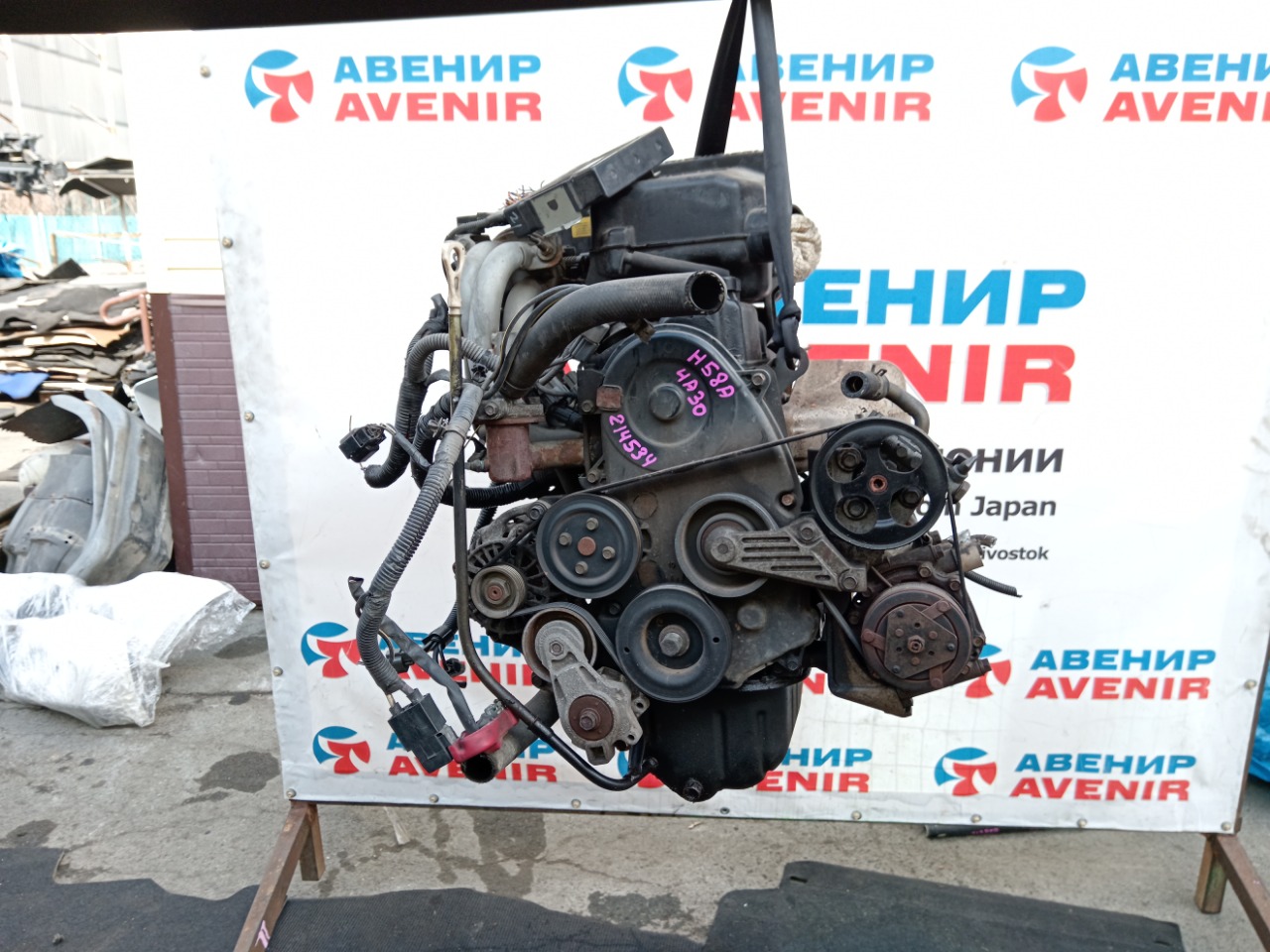 Двигатель MITSUBISHI PAJERO MINI H58A 4A30 (б/у)