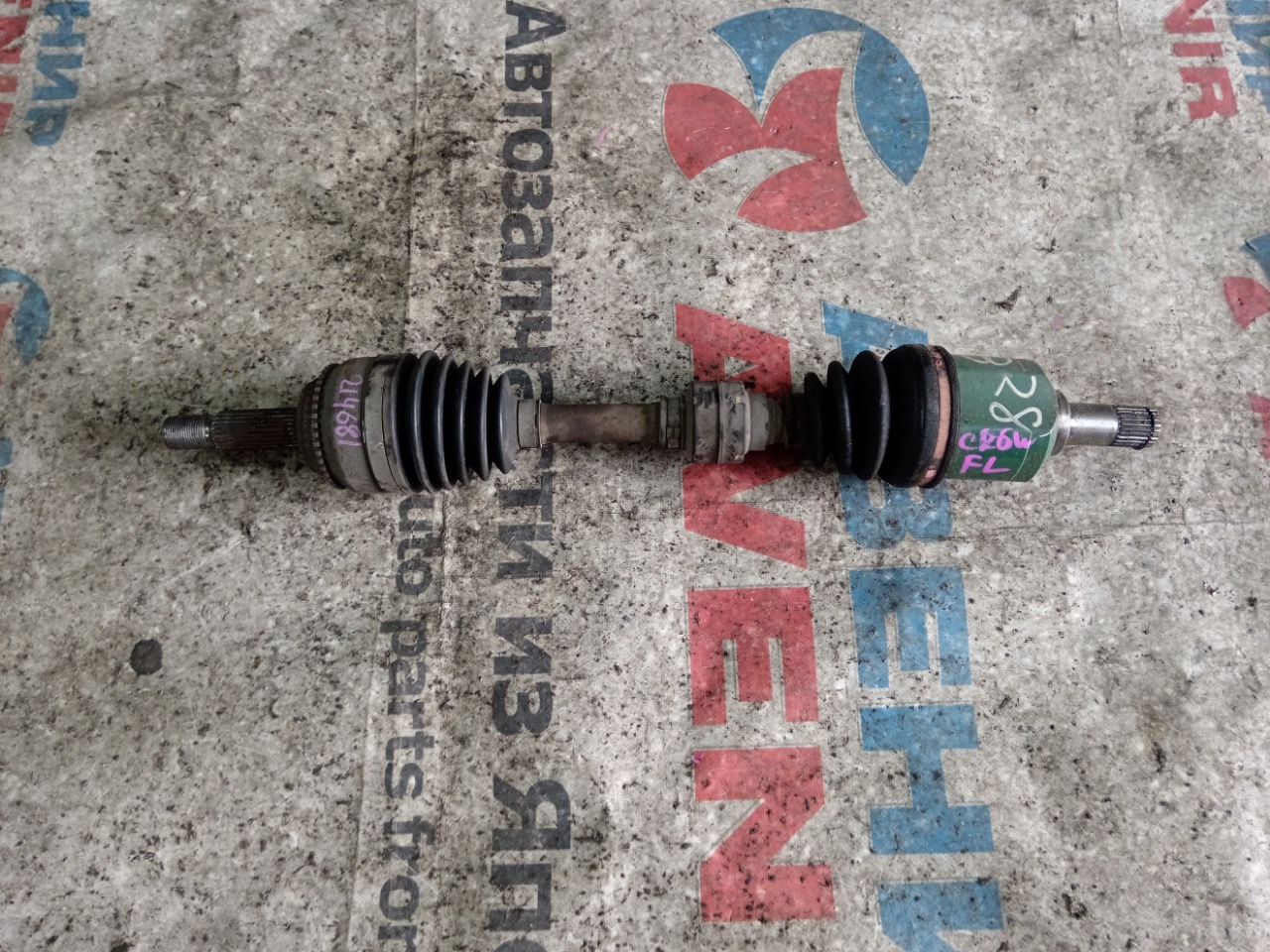 Привод MITSUBISHI DION CR6W 4G93 передний левый (б/у)