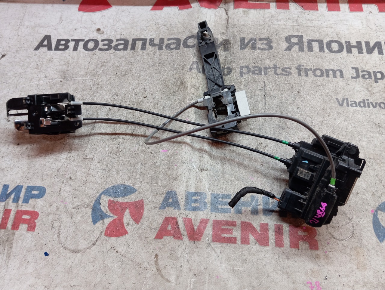 Замок двери NISSAN DUALIS J10 задний левый (б/у)