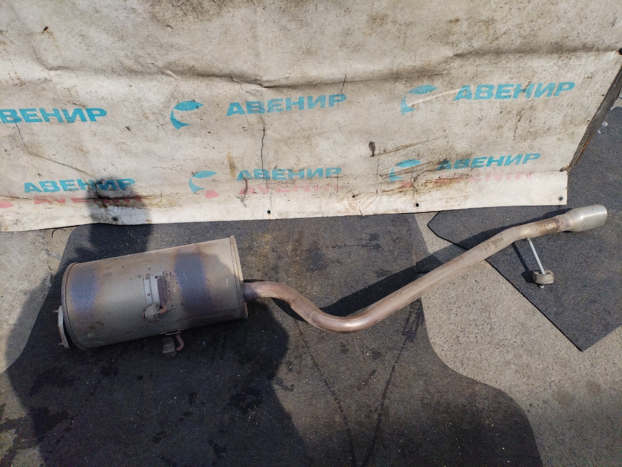 Бочка глушителя DAIHATSU ATRAI S221G K3-VE (б/у)
