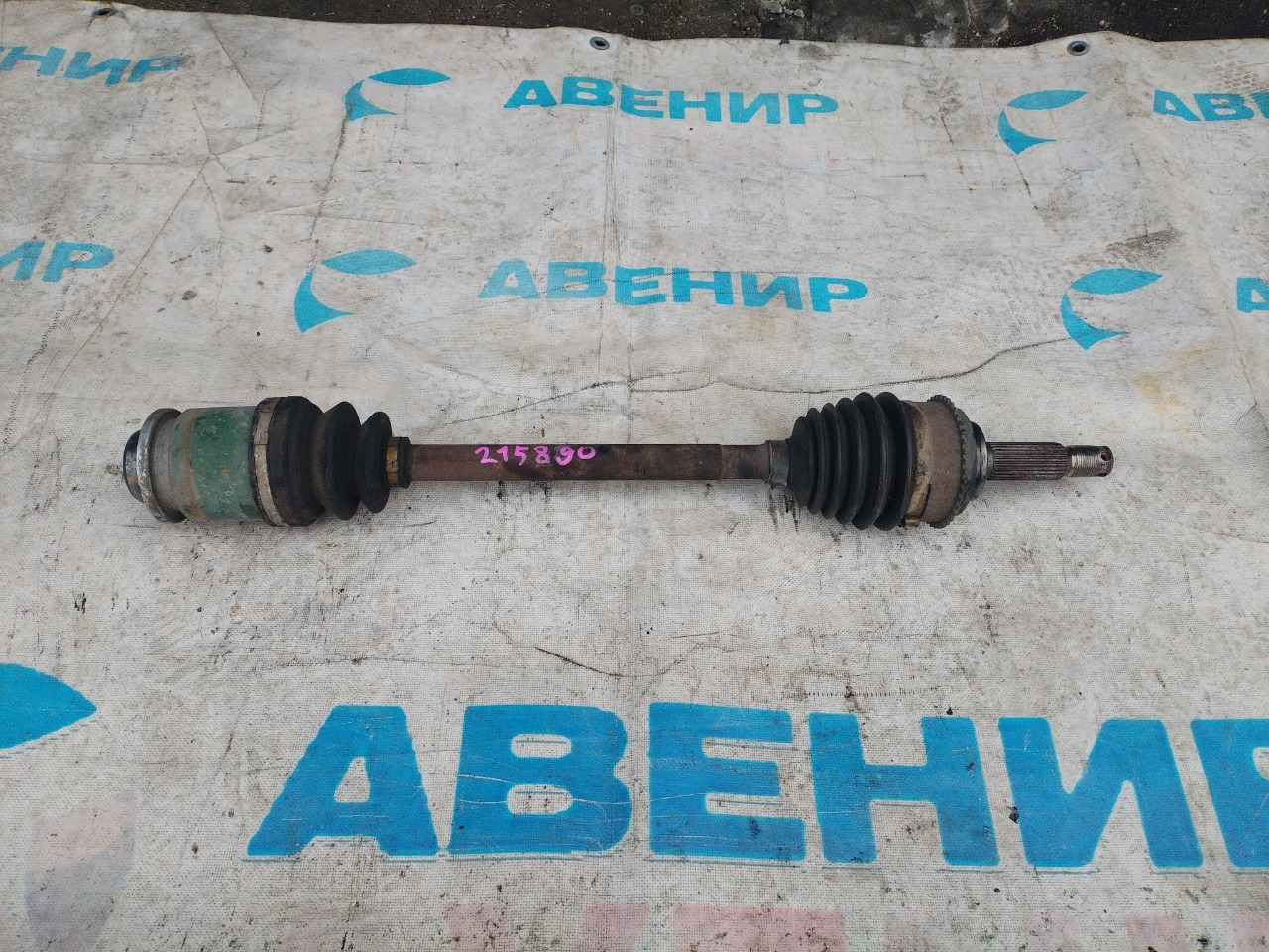 Привод MITSUBISHI PAJERO IO H66W 4G94 передний левый (б/у)