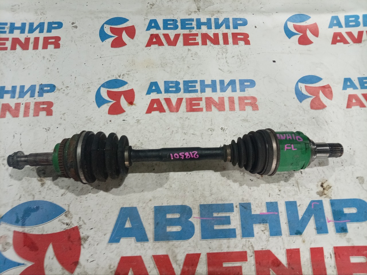 Привод TOYOTA ALPHARD ANH10 2AZ-FE передний левый (б/у)