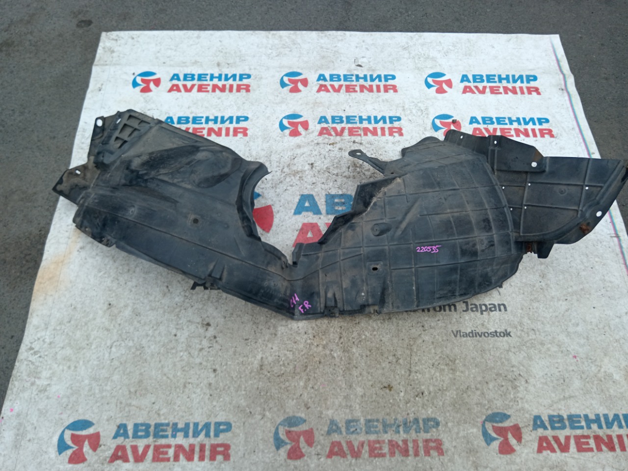 Подкрылок NISSAN TIIDA JC11 HR15DE передний правый (б/у)