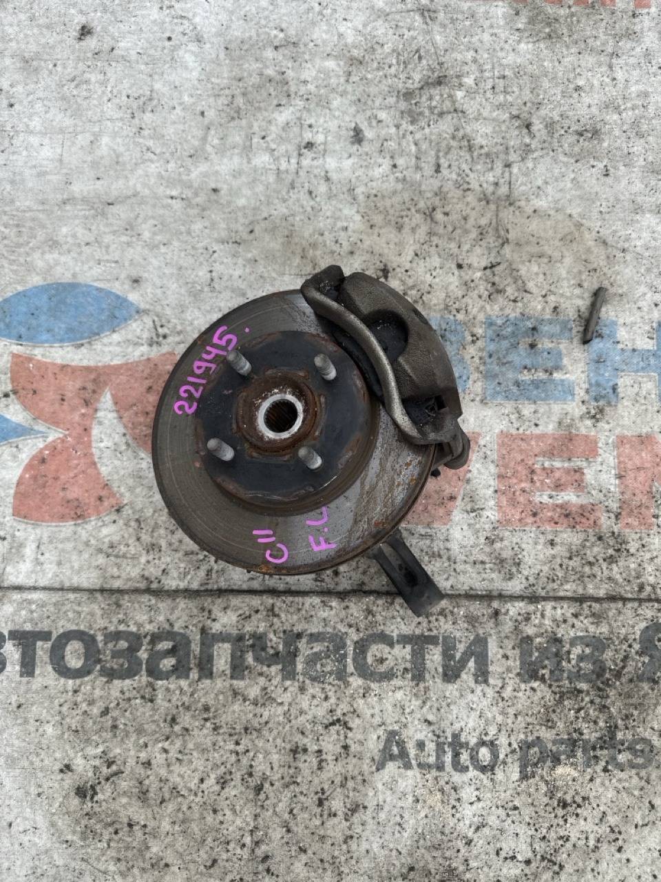 Ступица NISSAN TIIDA C11 HR15 передняя левая (б/у)