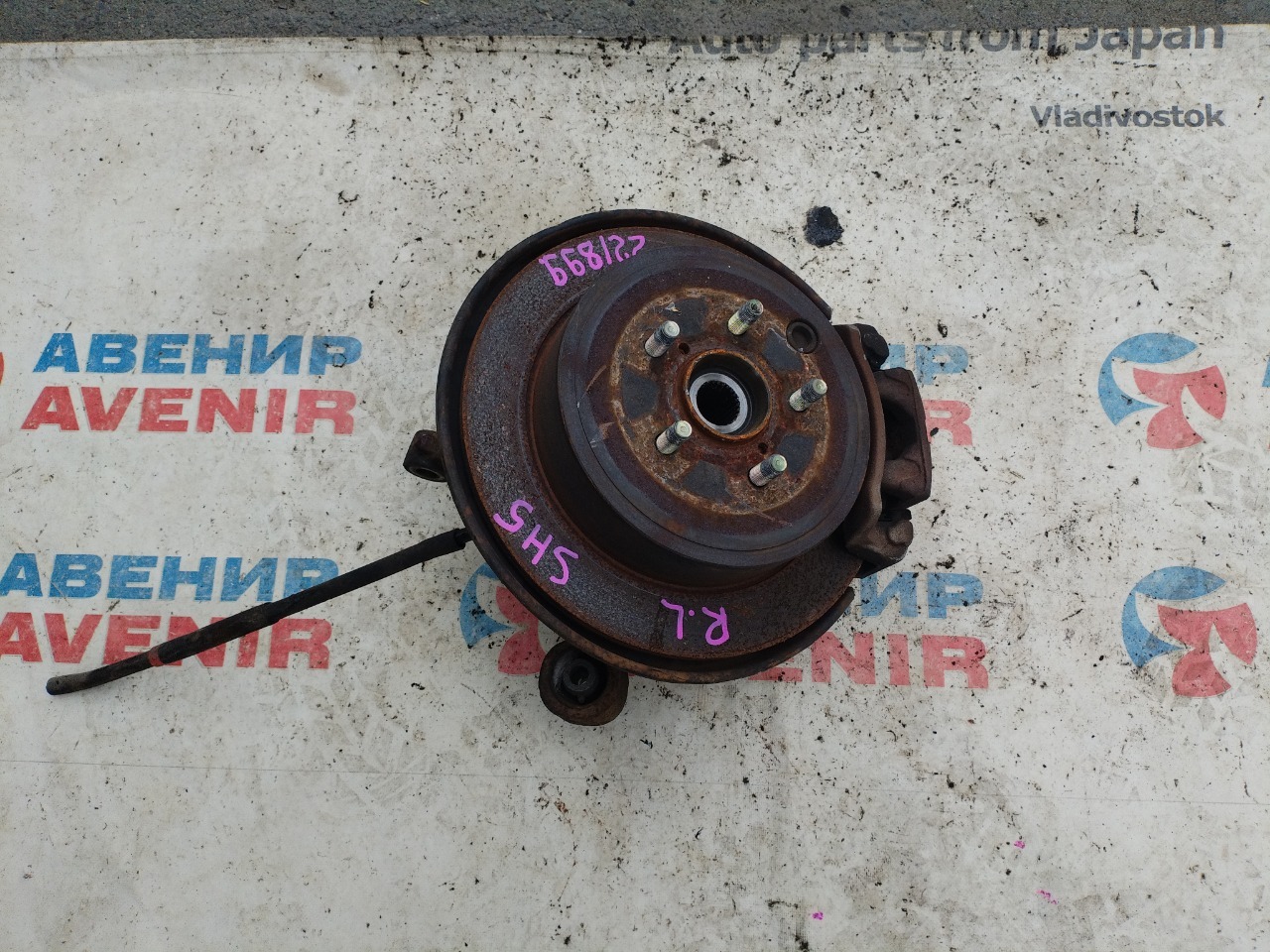 Ступица SUBARU FORESTER SH5 EJ204 задняя левая (б/у)