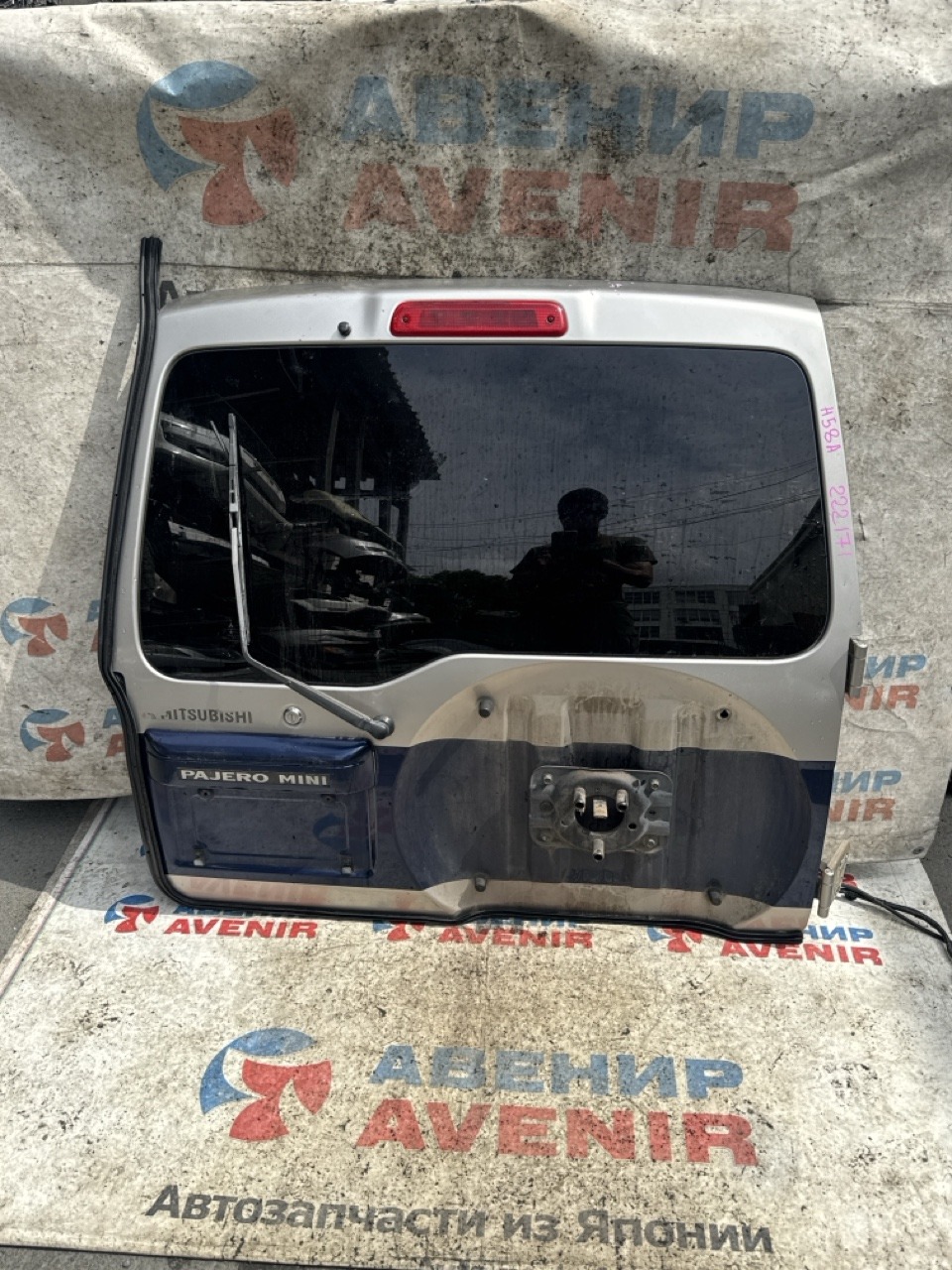 Дверь задняя MITSUBISHI PAJERO MINI H58A задняя (б/у)