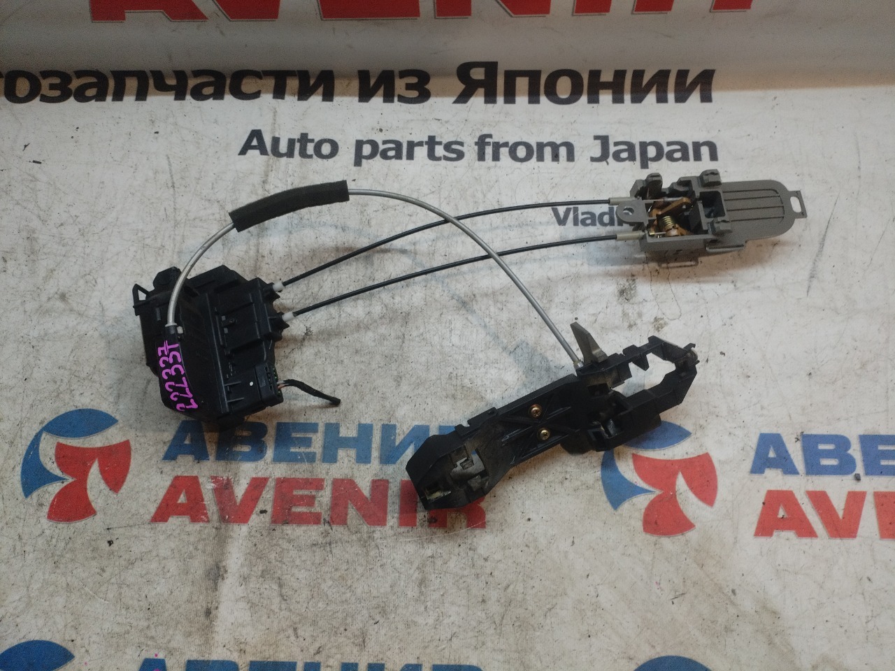Замок двери NISSAN MARCH AK12 задний правый (б/у)