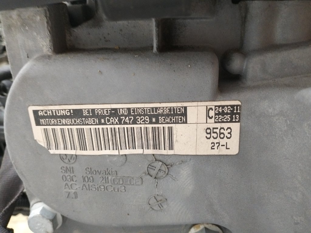 Двигатель Jetta 2011 5C CAX 1.4