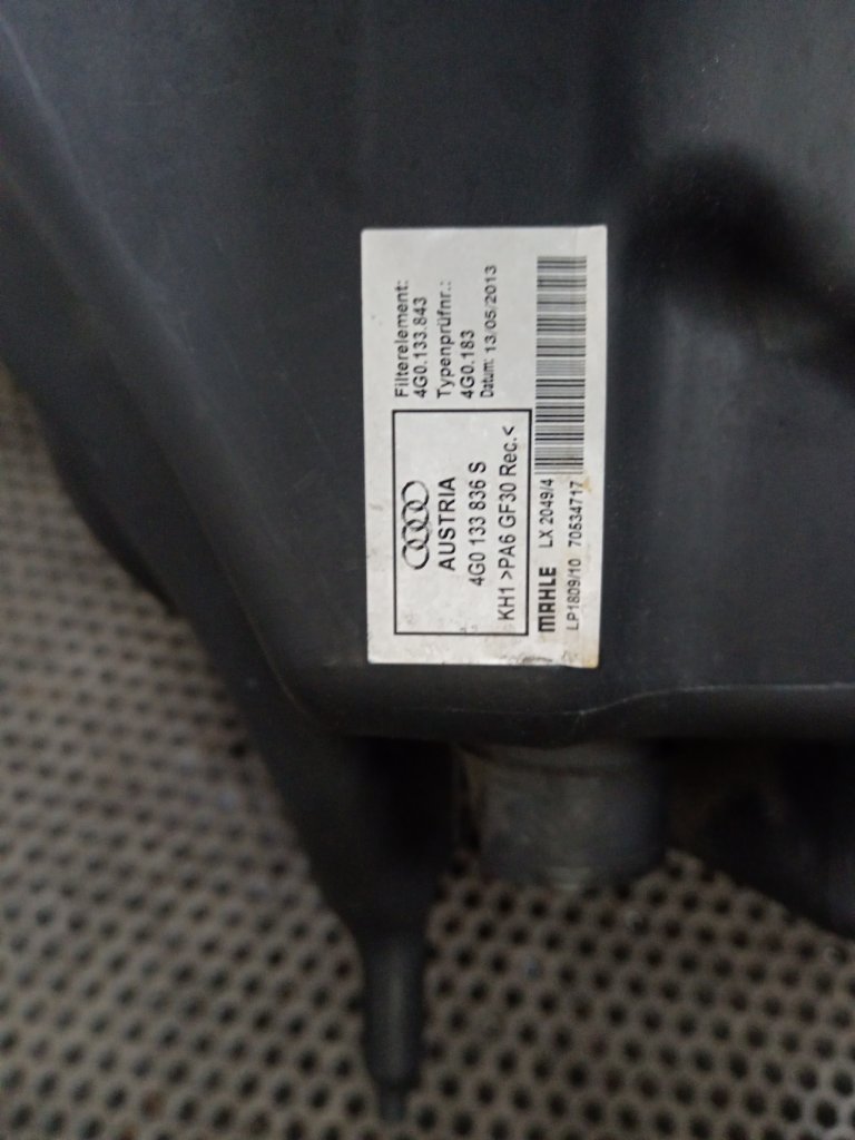 Корпус воздушного фильтра S6 2013 C7/4G CEUC 4.0