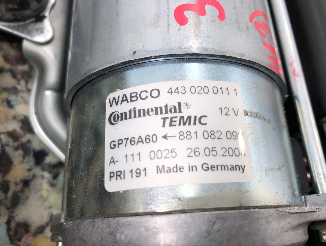 Компрессор подвески X5 2004 E53 M54B30