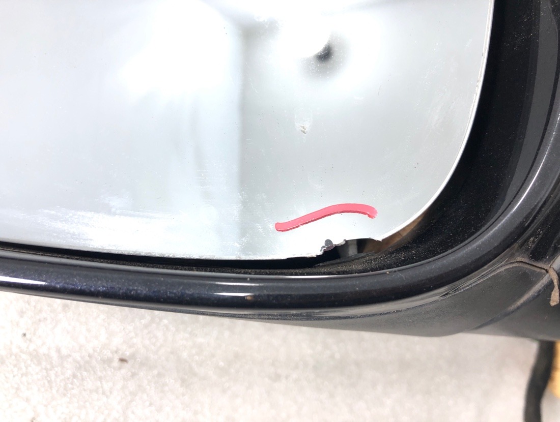 Зеркало левое Touareg 2008 7L7 BHK