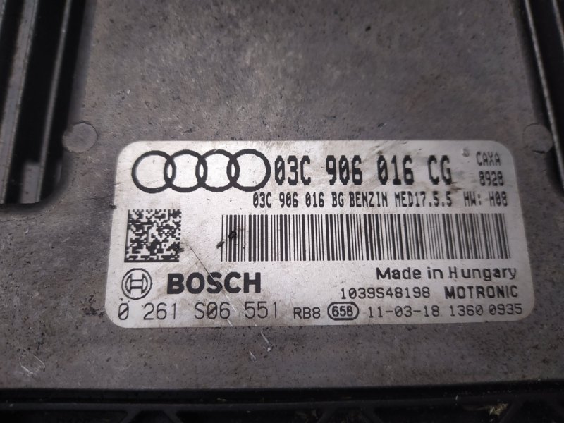 Двигатель A1 2011 8X CAXA