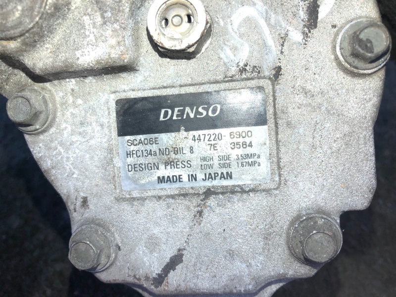Компрессор кондиционера DAIHATSU TERIOS KID J131G EFDEM Компрессор кондиционера DAIHATSU TERIOS KID J131G EFDEM