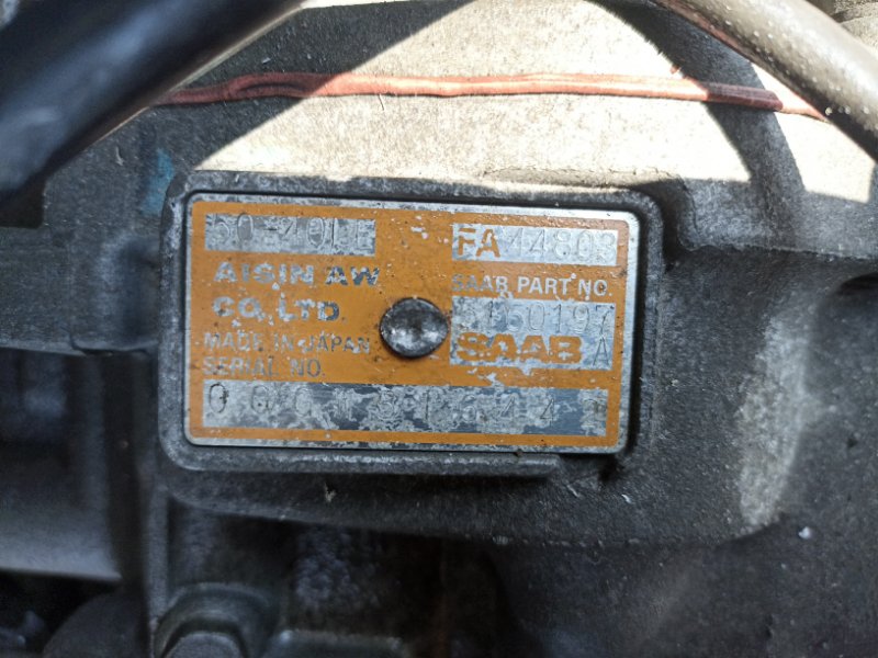 АКПП 9-3 2001 YS3D B205E АКПП 9-3 2001 YS3D B205E