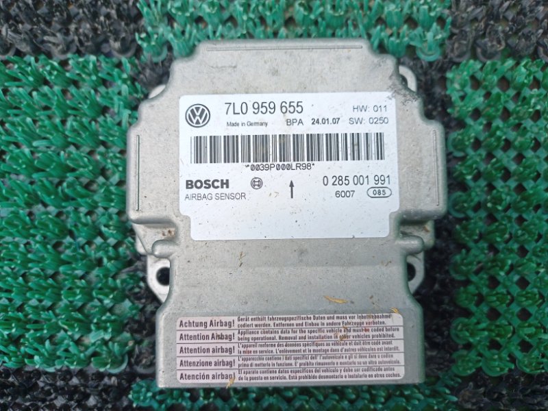 Запчасть блок управления airbag PORSCHE CAYENNE 2008 957 M 48.01 7L0959655 контрактная Блок управления airbag PORSCHE CAYENNE 2008 957 M 48.01 7L0959655 контрактная