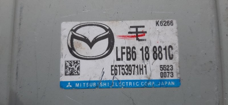 Блок efi Mazda Premacy CREW LF-815862 2005