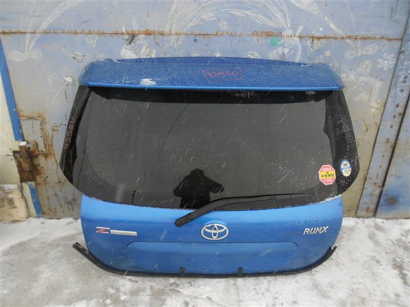 Дверь 5-я Toyota Corolla Runx ZZE123 задняя