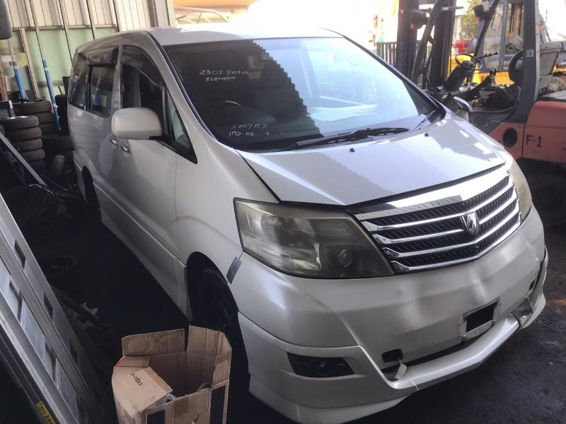 Капот Toyota Alphard MNH10 1MZ-FE 2005 передний