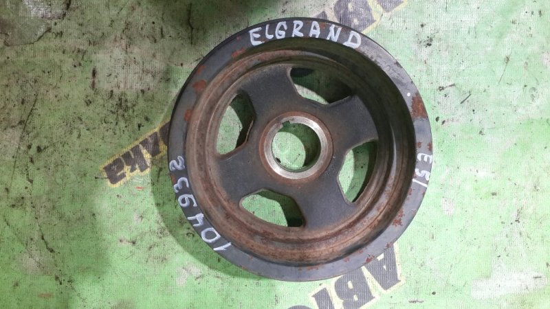 Шкив коленвала Nissan Elgrand E51 VQ35(DE)