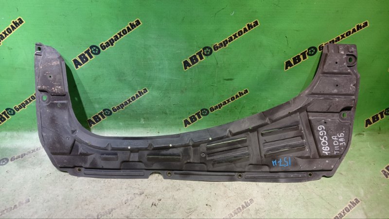 Защита двигателя Nissan Tiida Latio SC11 HR15 2008 передняя