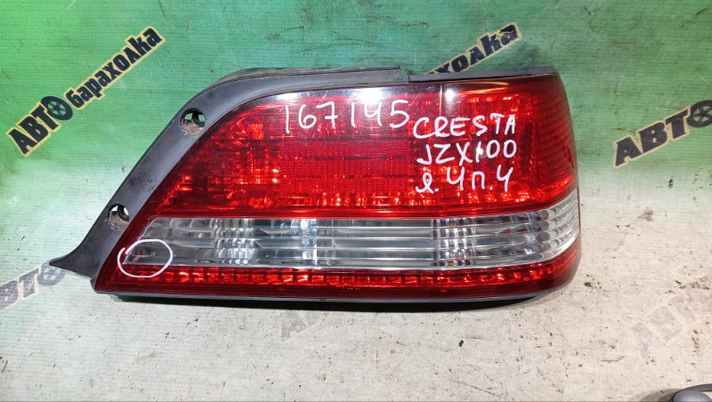Стоп TOYOTA CRESTA JZX100 1JZ-GE 1997 задний правый (б/у)