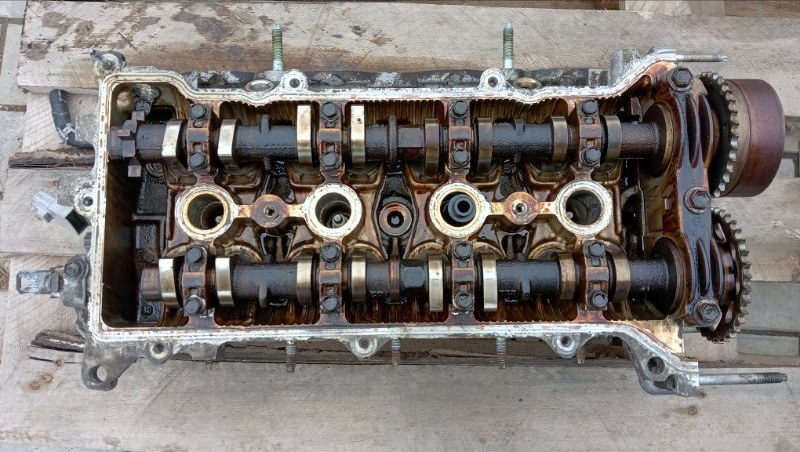 Головка блока цилиндров TOYOTA WISH ZNE10 1ZZ (б/у)