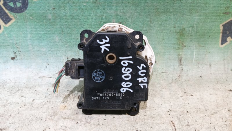 Сервопривод заслонок печки TOYOTA HILUX SURF RZN215 3RZ-FE 2002 (б/у)