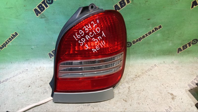 Стоп TOYOTA COROLLA SPACIO AE111 4A-FE 2000 задний правый (б/у)