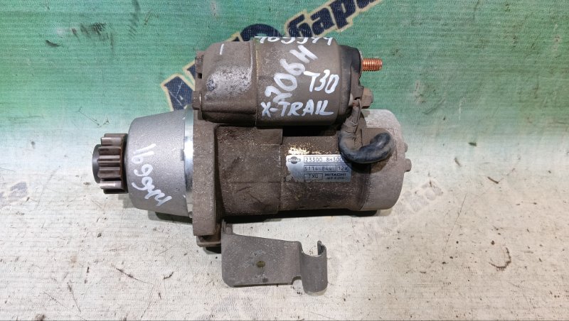 Стартер NISSAN X-TRAIL T30 QR20(DE) 2001 (б/у)