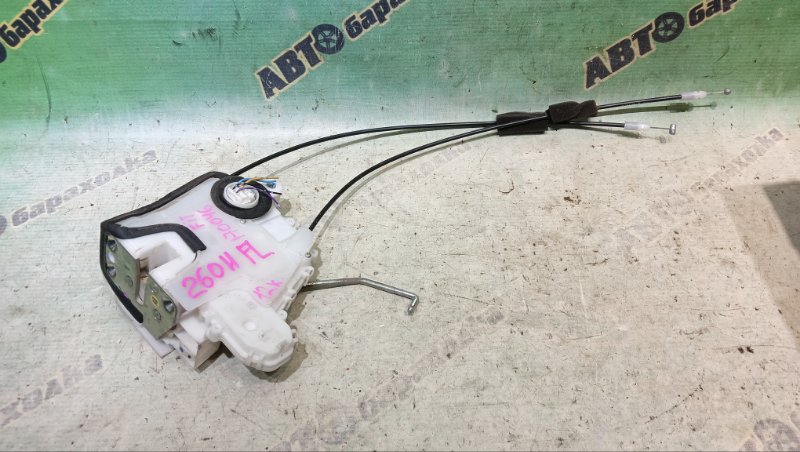 Замок двери HONDA FIT GE6 L13A 2010 передний левый (б/у)