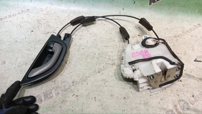 Замок двери HONDA FIT GE6 L13A 2008 задний правый (б/у)