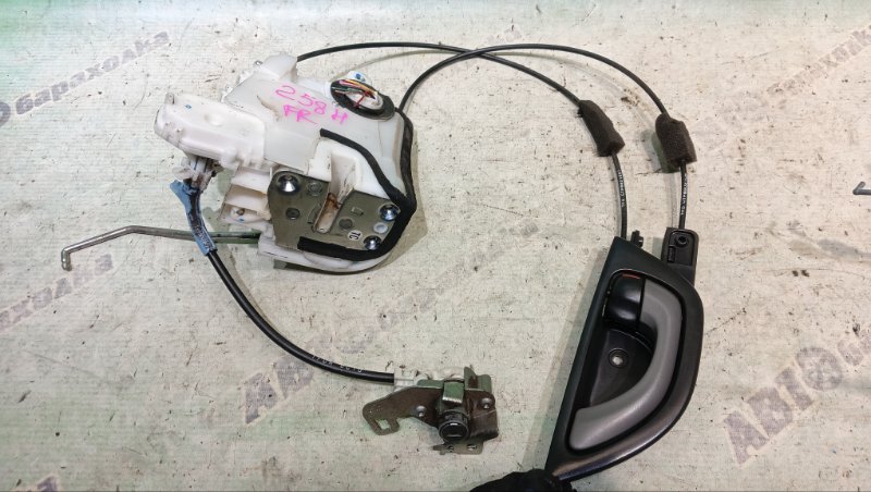 Замок двери HONDA FIT GE6 L13A 2008 передний правый (б/у)