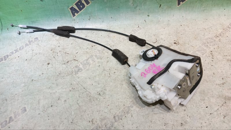 Замок двери HONDA FIT GE6 L13A 2010 задний правый (б/у)