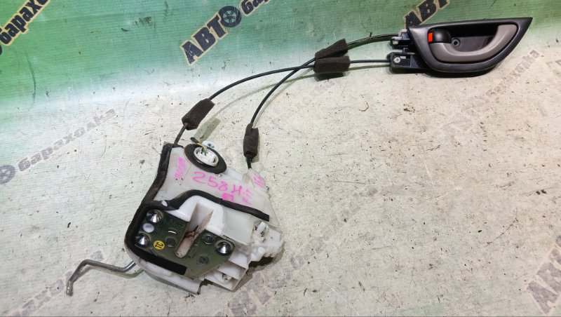 Замок двери HONDA FIT GE6 L13A 2008 задний левый (б/у)