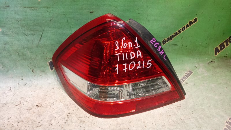 Стоп NISSAN TIIDA LATIO SC11 HR15 2011 задний левый (б/у)