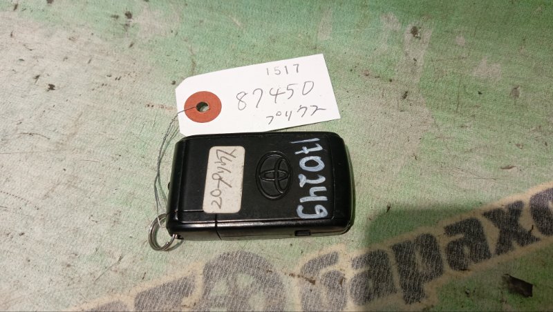 Ключ зажигания TOYOTA PRIUS NHW20 1NZ-FXE 2005 (б/у) Ключ зажигания TOYOTA PRIUS NHW20 1NZ-FXE 2005 (б/у)