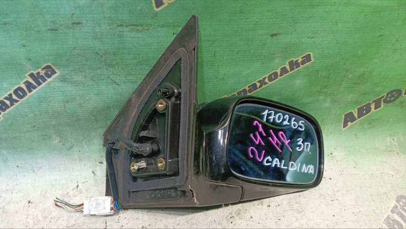 Зеркало TOYOTA CALDINA ST246 3S-GTE 2004 переднее правое (б/у) Зеркало TOYOTA CALDINA ST246 3S-GTE 2004 переднее правое (б/у)