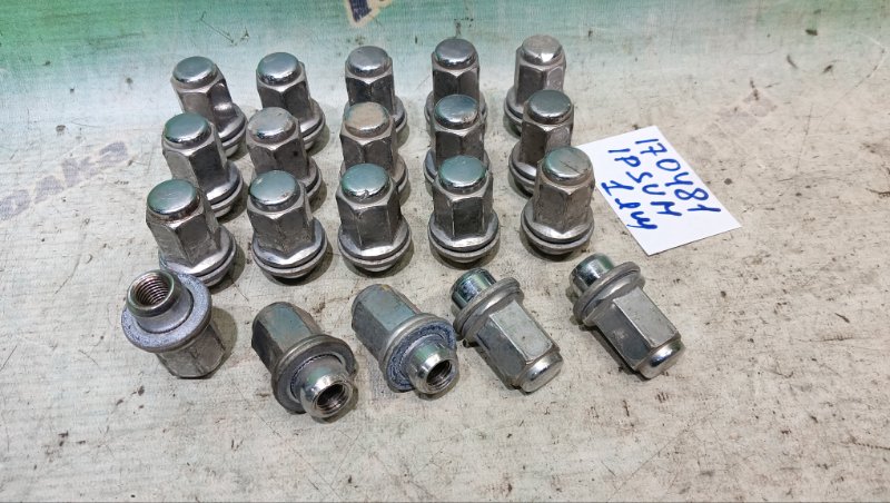 Гайка на колесо TOYOTA IPSUM ACM21W 2AZ-FE 2004 (б/у) Гайка на колесо TOYOTA IPSUM ACM21W 2AZ-FE 2004 (б/у)