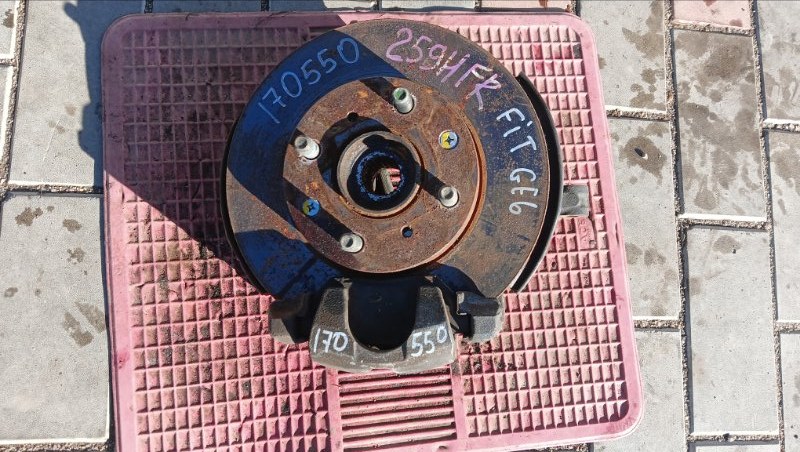 Ступица HONDA FIT GE6 L13A 2008 передняя правая (б/у)