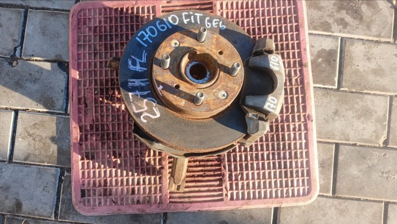 Ступица HONDA FIT GE6 L13A 2011 передняя левая (б/у)