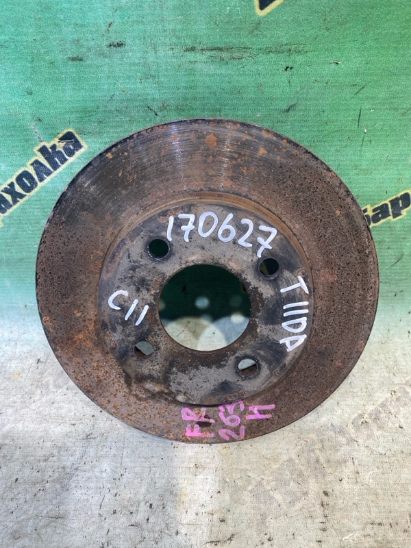 Диск тормозной NISSAN TIIDA LATIO SC11 HR15 2011 передний (б/у)