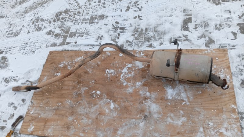 Глушитель TOYOTA HIACE RZH101 2RZ-E 2001 (б/у)